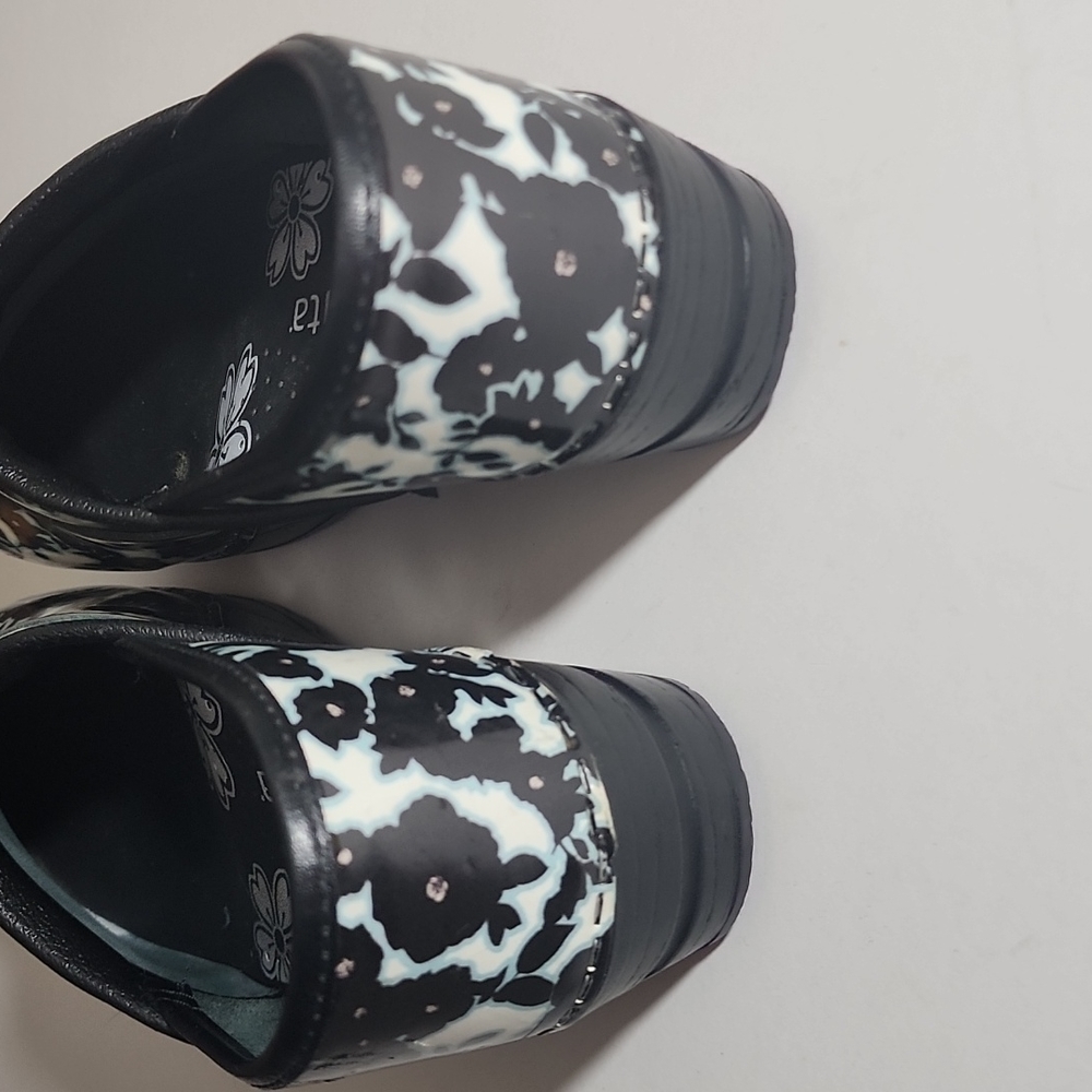 Sanita Clogs Koi Black and White - Picture 5 of 9